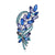 Retro Pin Flower Alloy Inlay Rhinestones Unisex Brooches