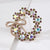 Retro Pin Flower Bow Knot Alloy Inlay Artificial Pearls Rhinestones Women'S Brooches