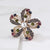 Retro Pin Flower Bow Knot Alloy Inlay Artificial Pearls Rhinestones Women'S Brooches