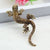 Retro Pin Gecko Alloy Inlay Rhinestones Unisex Brooches