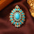 Retro Pin Geometric Alloy Inlay Turquoise Unisex Brooches