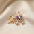 Retro Pin Geometric Alloy Rhinestone Women's Brooches