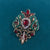 Retro Pin Geometric Alloy Rhinestone Women's Brooches