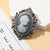 Retro Pin Human Alloy Hollow Out Inlay Rhinestones Women'S Brooches