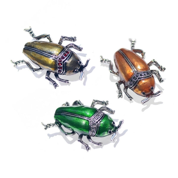 Retro Pin Insect Alloy Enamel Plating Unisex Brooches