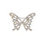 Retro Pin Insect Butterfly Rhinestone Unisex Brooches