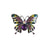 Retro Pin Insect Butterfly Rhinestone Unisex Brooches