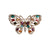 Retro Pin Insect Butterfly Rhinestone Unisex Brooches