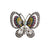 Retro Pin Insect Butterfly Rhinestone Unisex Brooches