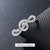 Retro Pin Notes Alloy Inlay Rhinestones Women'S Brooches