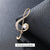 Retro Pin Notes Alloy Inlay Rhinestones Women'S Brooches