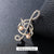 Retro Pin Notes Alloy Inlay Rhinestones Women'S Brooches