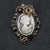 Retro Pin Portrait Alloy Plating Rhinestones Women'S Brooches