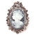 Retro Pin Portrait Alloy Plating Rhinestones Women'S Brooches