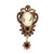 Retro Pin Portrait Alloy Plating Rhinestones Women'S Brooches