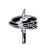 Retro Pin Radio Disc Alloy Plating Unisex Brooches