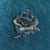 Retro Pin Rose Alloy Plating Inlay Rhinestones Women'S Brooches