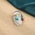 Retro Pin Santa Claus Alloy Enamel Artificial Pearls Rhinestones Unisex Brooches