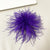 Retro Pin Solid Color Ostrich Hair Women's Brooches