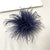 Retro Pin Solid Color Ostrich Hair Women's Brooches