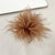 Retro Pin Solid Color Ostrich Hair Women's Brooches