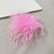 Retro Pin Solid Color Ostrich Hair Women's Brooches