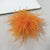 Retro Pin Solid Color Ostrich Hair Women's Brooches