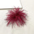 Retro Pin Solid Color Ostrich Hair Women's Brooches