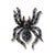 Retro Pin Spider Alloy Inlay Rhinestones Unisex Brooches