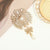 Retro Pin Water Droplets Alloy Rhinestones Women'S Brooches