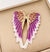 Retro Pin Wings Flower Alloy Enamel Women's Brooches