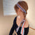 Retro Plaid Cloth Ribbon Hair Tie 1 Piece