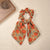 Retro Plaid Cloth Ribbon Hair Tie 1 Piece