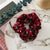 Retro Plaid Snowflake Cloth Hair Tie