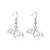 Retro Plating Alloy No Inlaid Earrings