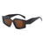 Retro Punk Color Block Ac Square Full Frame Kids Sunglasses