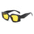 Retro Punk Color Block Ac Square Full Frame Kids Sunglasses