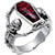 Retro Punk Skeleton Alloy Plating Halloween Men's Rings