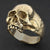 Retro Punk Skull Alloy Plating Halloween Men's Rings