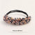 Retro Rhombus Plastic Beaded Hair Tie