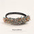 Retro Rhombus Plastic Beaded Hair Tie