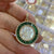 Retro Roman Style Round Zircon Shell Copper Wholesale Charms