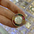 Retro Roman Style Round Zircon Shell Copper Wholesale Charms