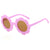 Retro Round Ac Round Frame Full Frame Kids Sunglasses