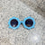 Retro Round Ac Round Frame Full Frame Kids Sunglasses