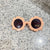 Retro Round Ac Round Frame Full Frame Kids Sunglasses