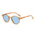 Retro Round Ac Round Frame Patchwork Full Frame Women's Sunglasses