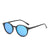 Retro Round Ac Round Frame Patchwork Full Frame Women's Sunglasses