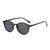 Retro Round Ac Round Frame Patchwork Full Frame Women's Sunglasses