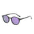 Retro Round Ac Round Frame Patchwork Full Frame Women's Sunglasses